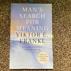 Man’s Search For Meaning 