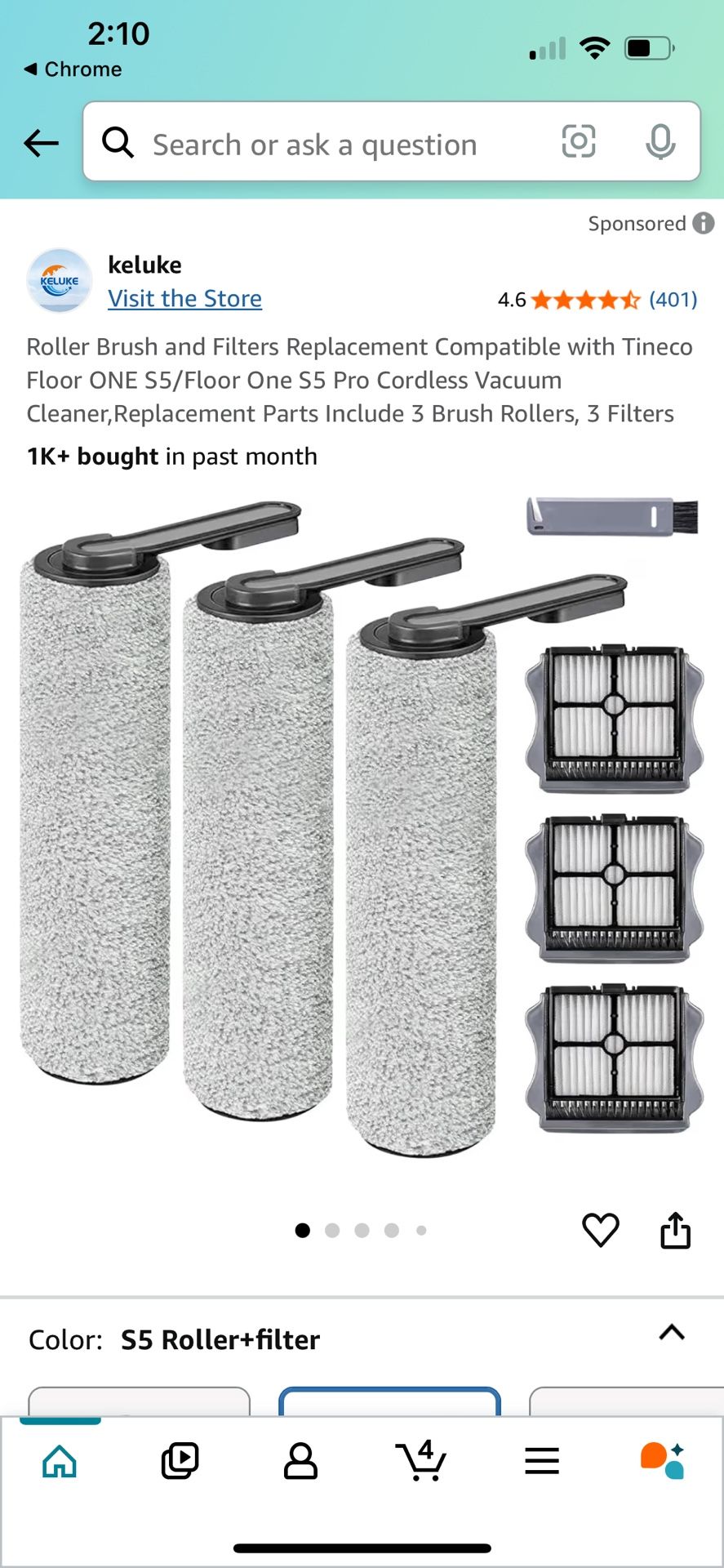 New Tineco Vac Mop Rollers And Filters 
