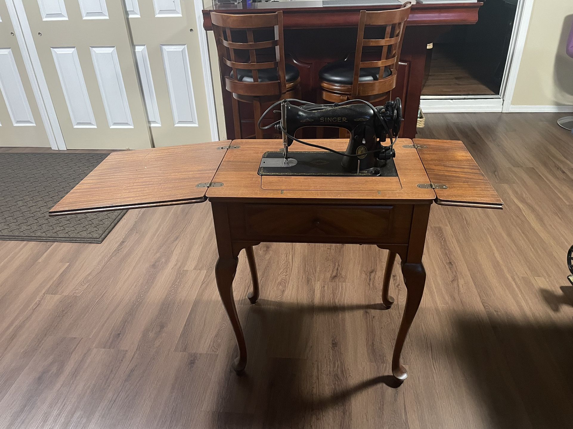 Two (2) old Singer Sewing Machines