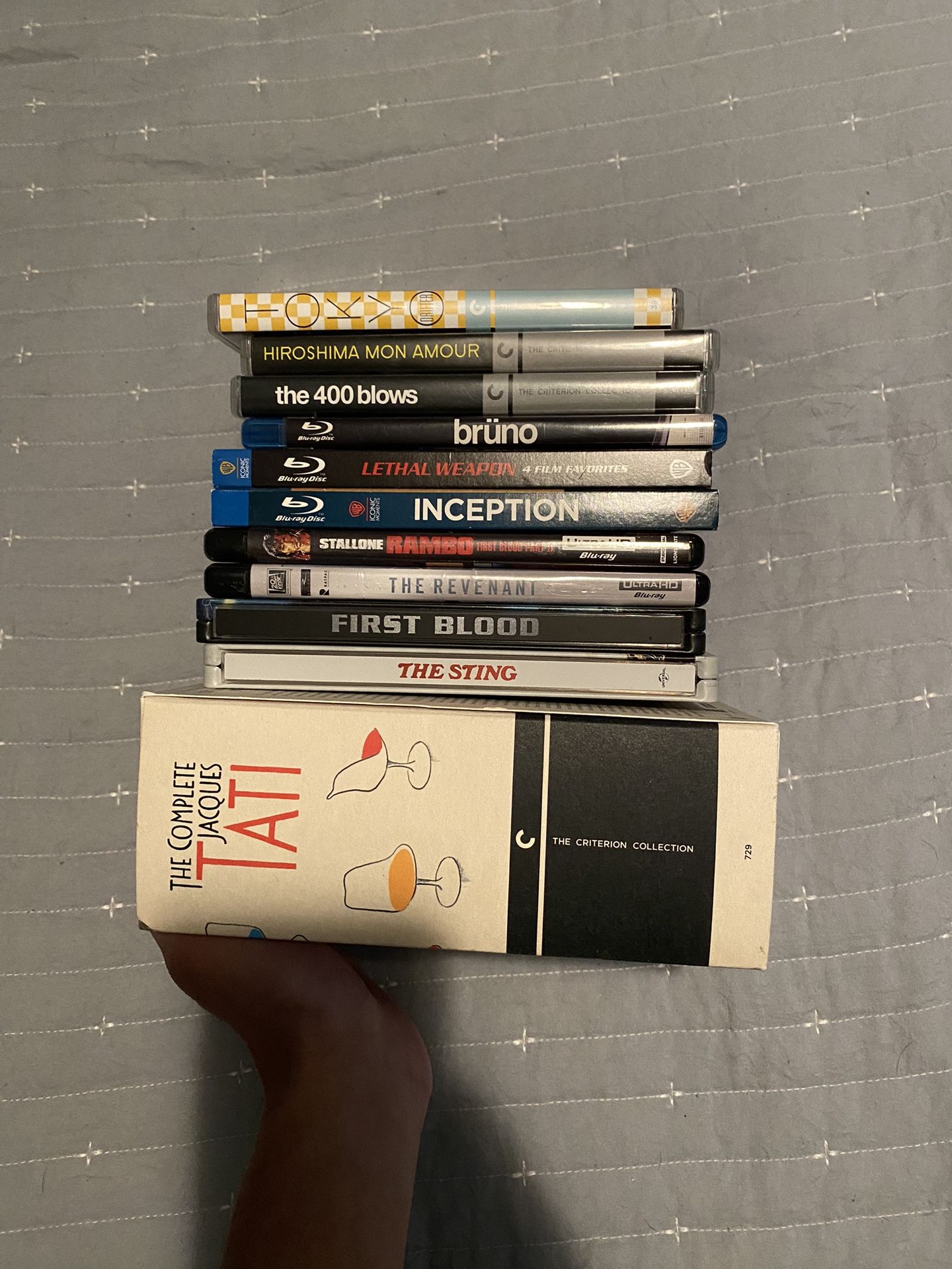 DVDs/Blu Rays/Steelbooks/4Ks/Criterion Movies