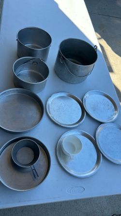 Vintage Aluminum Camping set