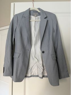 H&M Blue/Grey Blazer xs