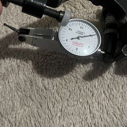 Turlen test indicator with tool clamp