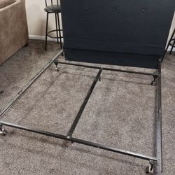 Queen size bed frame and head board