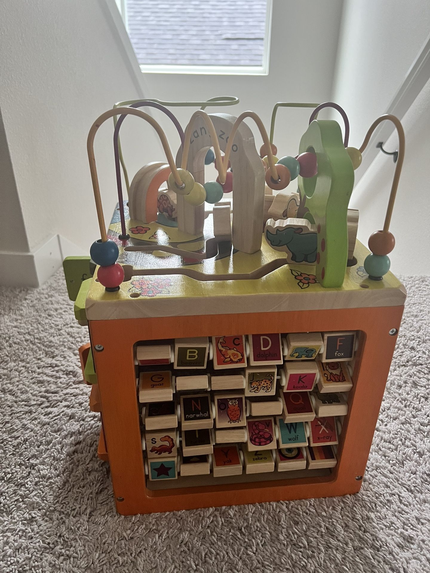 Zany Zoo Wooden Activity Box