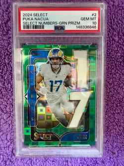 Puka Nacua NFL LA RAMS panini select pop1