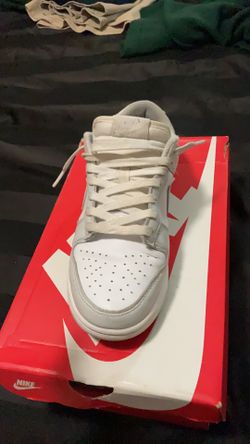 Nike dunk low grey & white
