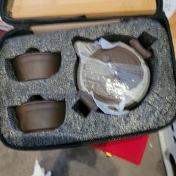 Ceramic Travel Tea Set