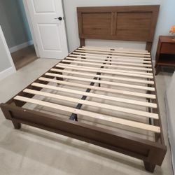 Full Size Modern Wood Bed Frame