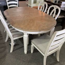 I’m Jon Green, Wayne’s Home Sales Representative🌟Realyn Dining Room Furniture Set 🌟 Extension Dining Table, Counter High Table Available Fast Delive