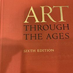 Art Through The Ages , Sixth edition , Hard Cover Book, By Gardner’s