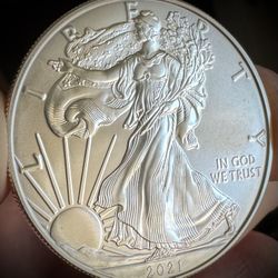 2021 Type 1 BU American Silver Eagle