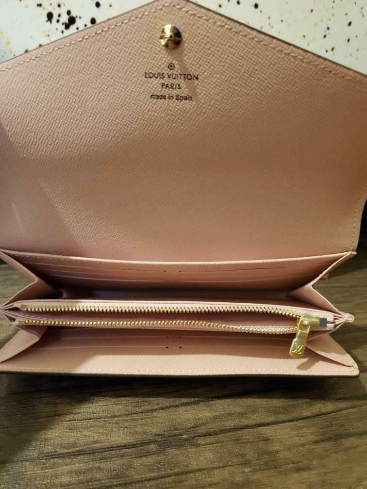 Louis Vuitton Brown Sarah Pink Wallet for Sale in Queens, NY - OfferUp