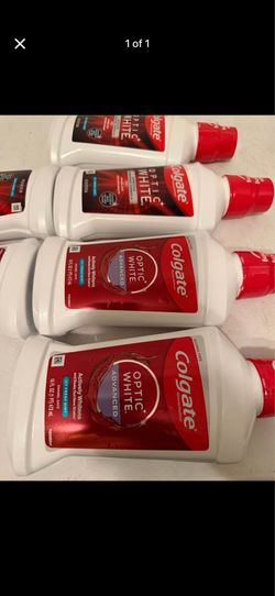 Colgate optic white mouthwash 4/$10
