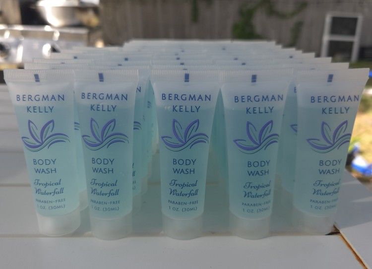Bergman Kelly body wash tropical waterfall paraben-free 1 oz (30 ML) 46 count