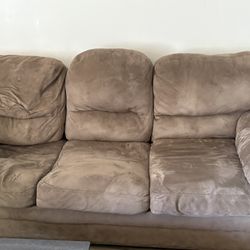 Two Tan Couches -MUST GO