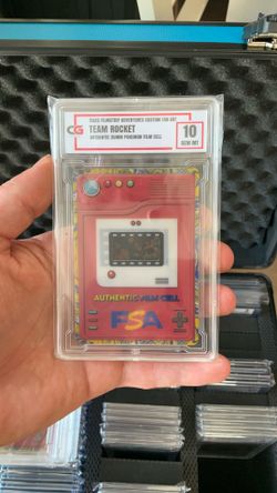 Graded Pokémon Movie Film Cell Trading Card Team Rocket