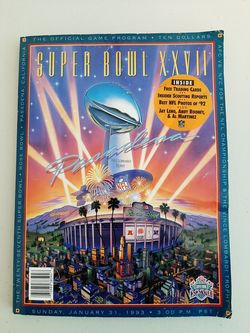 Super Bowl XXVII game program
