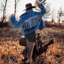 Fringe Denim Jacket 