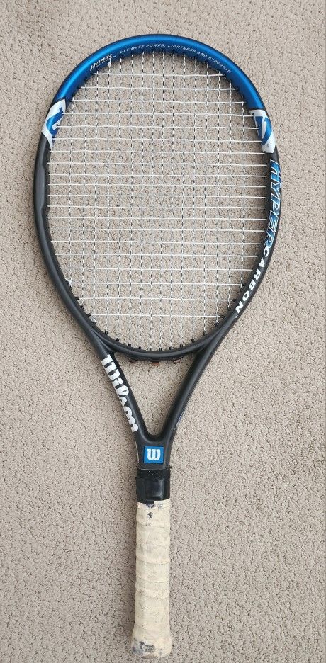 Three Wilson Tennis Rackets And Pro Kennex Tennis Racket Bag