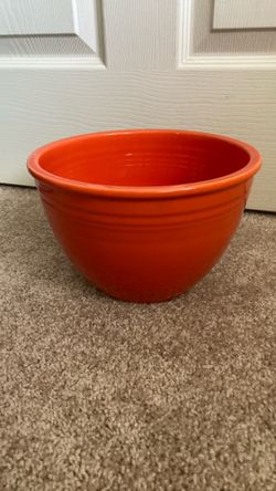 Fiesta ware Radioactive Red #7 - Orange Nesting Bowl