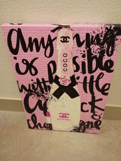 🥂💗 PINK CHIC CHAMPAGNE POP ART! 💗🥂