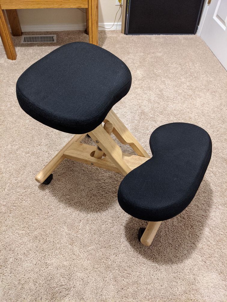 Wooden Ergonomic Kneeling Office Chair