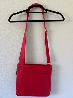 Radley London Red Leather Crossbody Bag