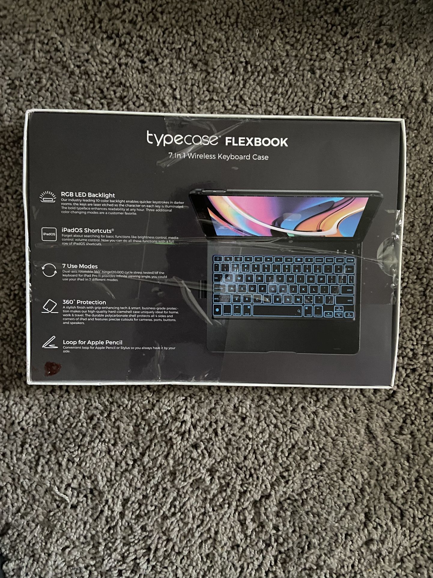 Typecase 7in1 Flexbook Keyboard Case 11 Inch iPad