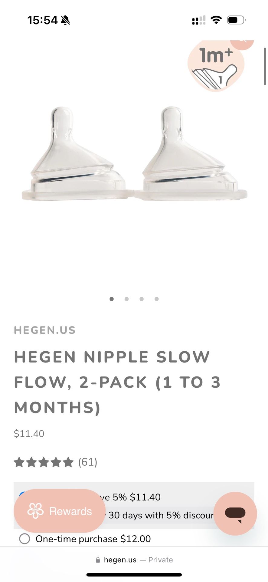 Hegen nipple slow