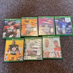 Xbox One Games  NHL/madden