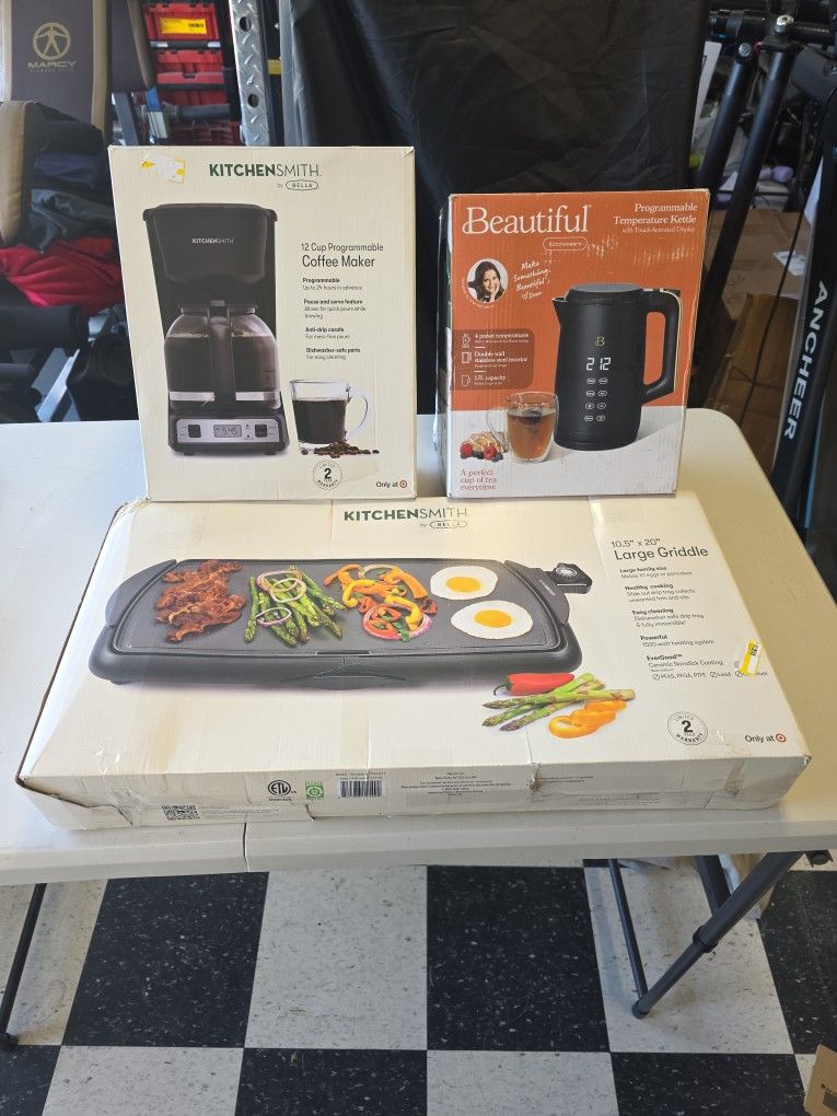 Griddle Coffee Maker And Kettle