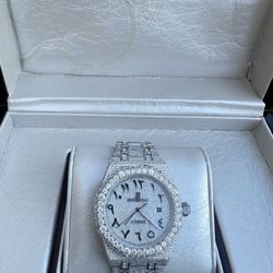 Moisanite Two Tone Ap Watch 