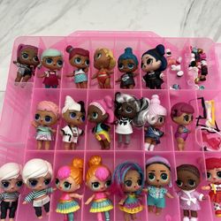 LOL DOLLS AND CASE