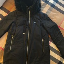 Zara Worm Jacket With Hoodie $20