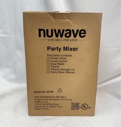 Nuwave party mixer blender