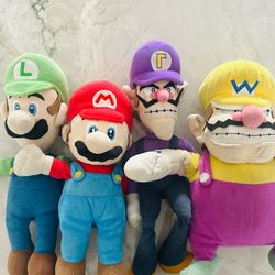 Mario Brothers Plushies
