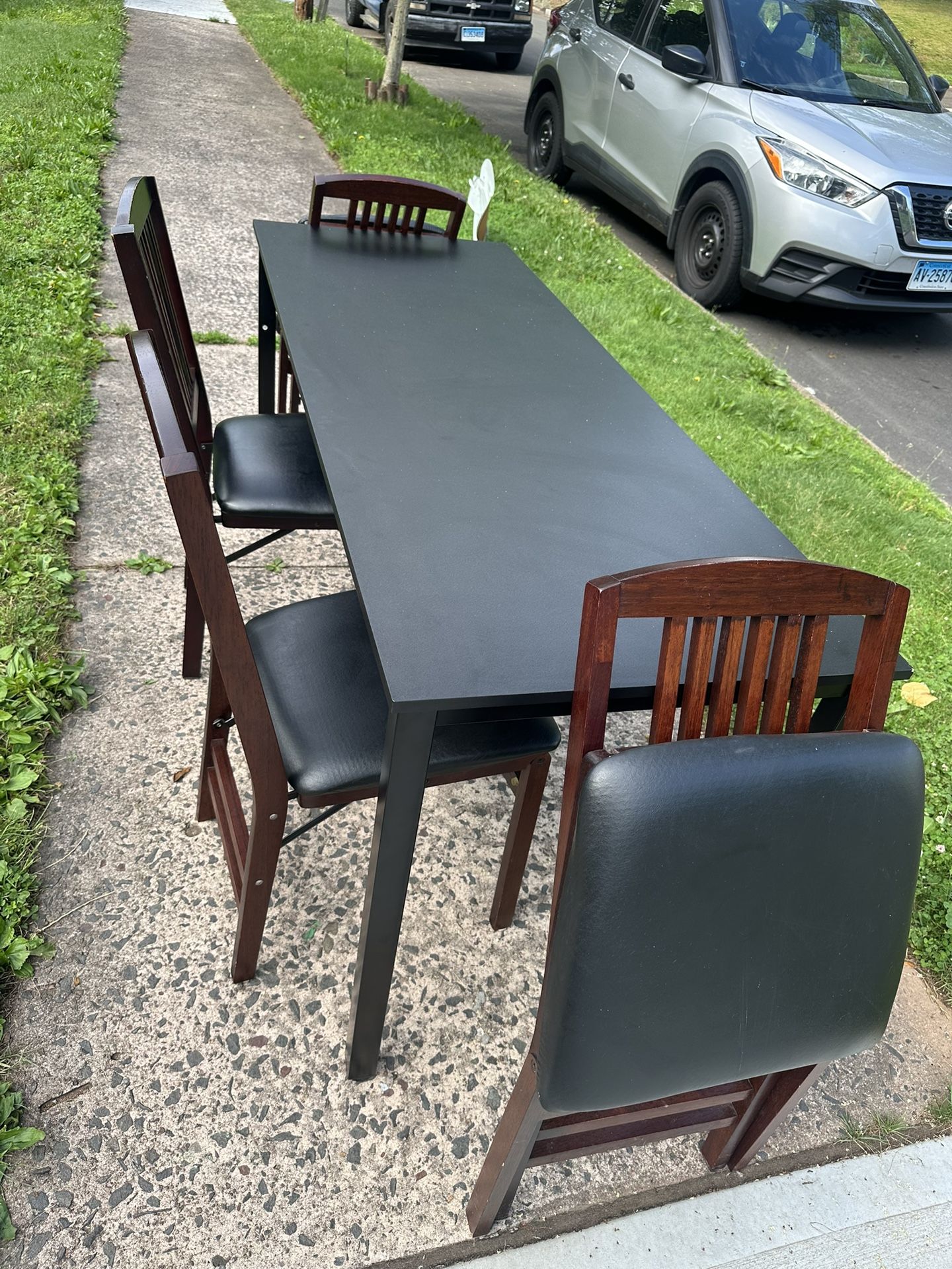 Stackmore Foldable Chairs With Table