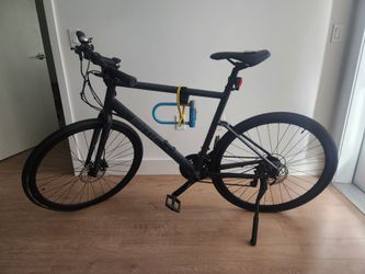 BMC Matte Black Flat Bar Road Bike