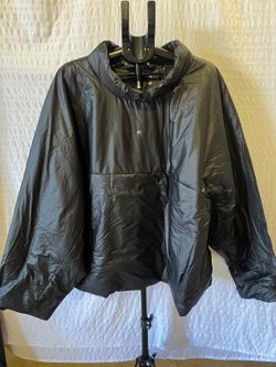 Yeezy Gap Engineered by Balenciaga Mock Neck Pullover Puffer Jacket Blk XL NWOT