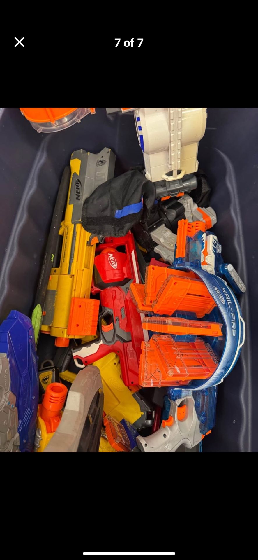 Huge Nerf Gun Lot – 10+ Blasters, Mags, Drums & Accessories! Great Bundle for Kids or Collectors