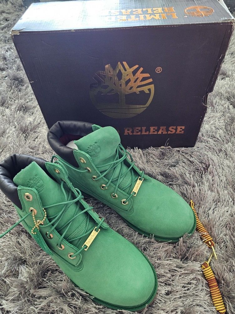 Green Timberland Boots 