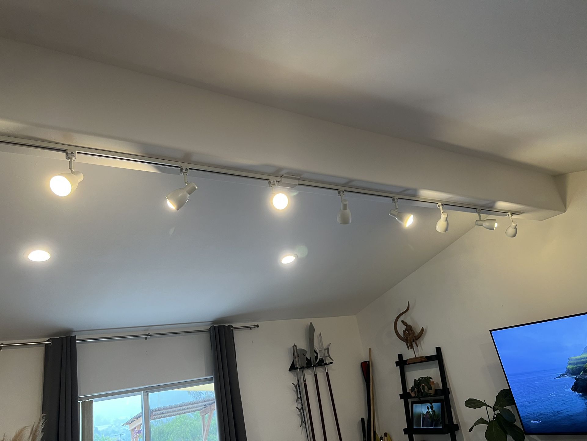 16’ Track Light With 8 Lights
