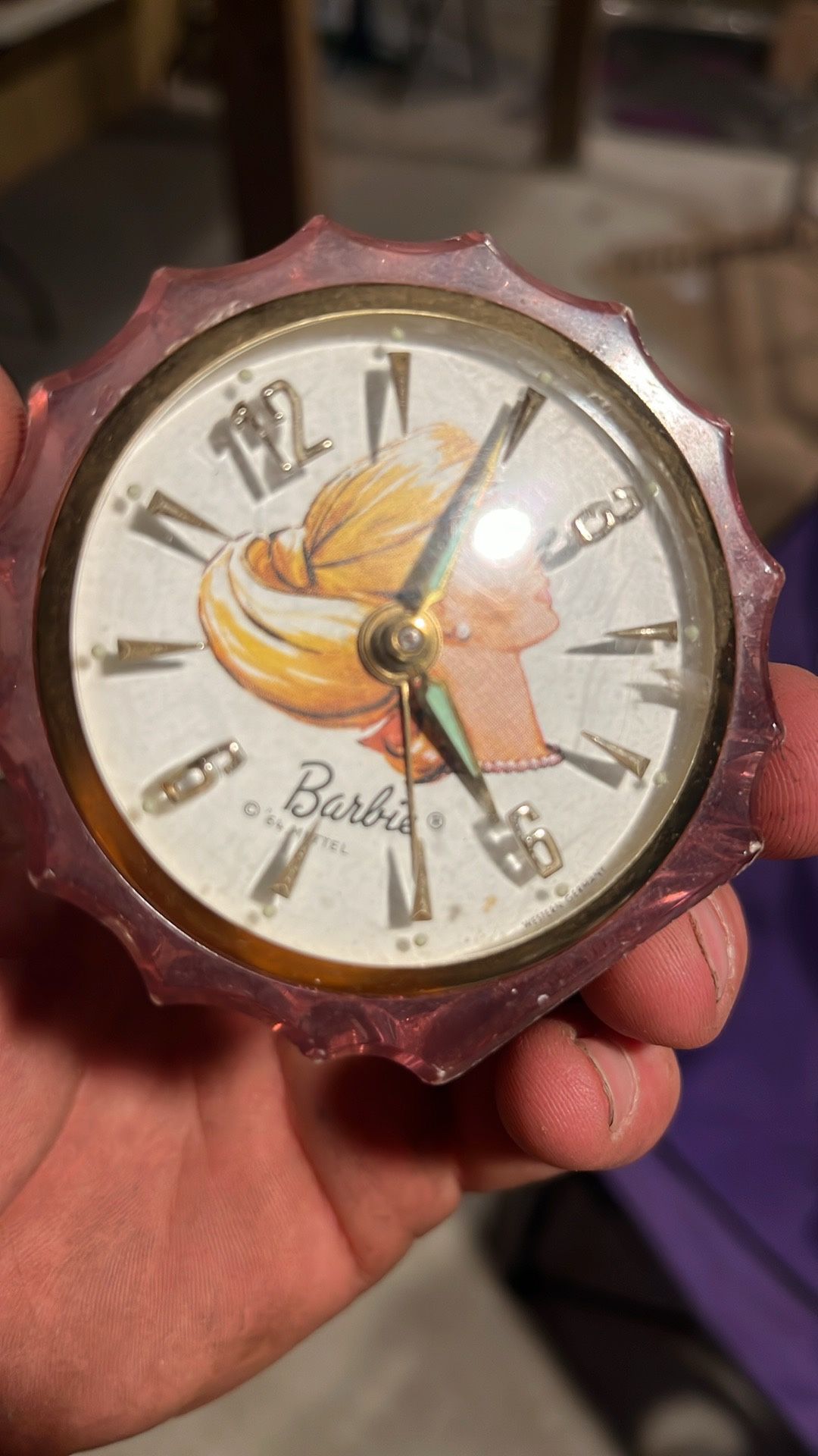 1964 Barbie Alarm Clock