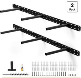 2pcs Wall Mounting Invisible Floating Shelves Bracket Hardware