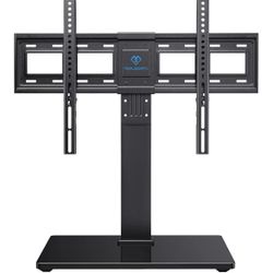 PERLESMITH Universal Swivel TV Stand Legs for 37-75 inch TVs, Height Adjustable Tabletop Mount Holds up to 99lbs, Universal VESA 600x400mm, PSTVS13