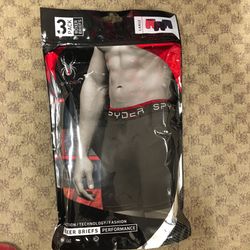 NWT Spyder men’s performance boxer briefs 3 pack size M L