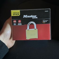 Master Lock contractor 6 pack brand new never opened.