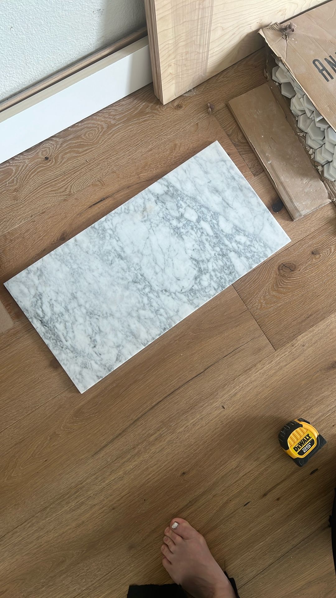 Ann Saks Tile 12x24 About 70sf