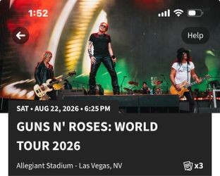 Guns N’ Roses  tonight